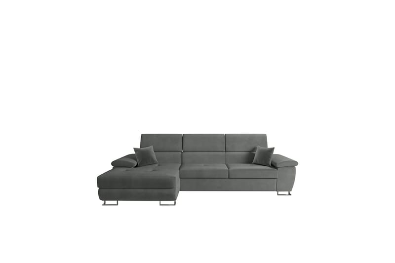 Reginia Sofa med Divan 3-personers - Grå - Møbler - Sofaer - Sofa med chaiselong