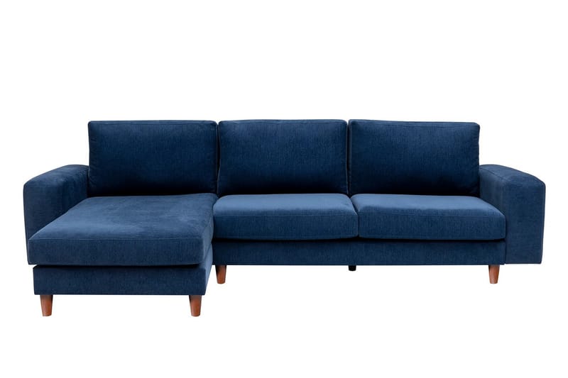 Retzow 4-personers Sofa med Chaiselong - Blå - Møbler - Sofaer - Sofa med chaiselong