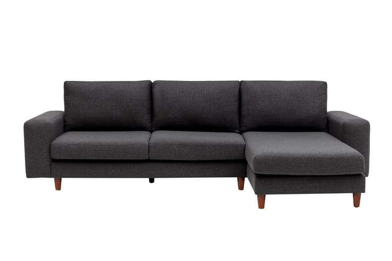 Retzow 4-personers Sofa med Chaiselong - Antracit - Møbler - Sofaer - Sofa med chaiselong