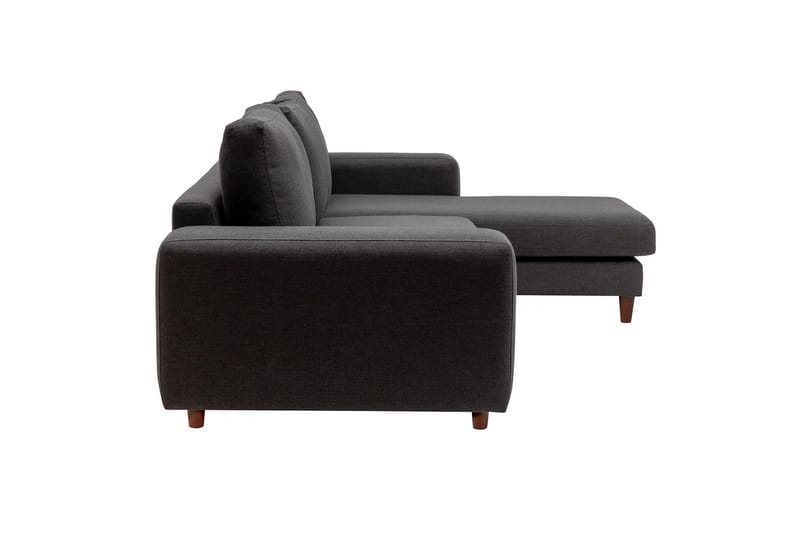 Retzow 4-personers Sofa med Chaiselong - Antracit - Møbler - Sofaer - Sofa med chaiselong