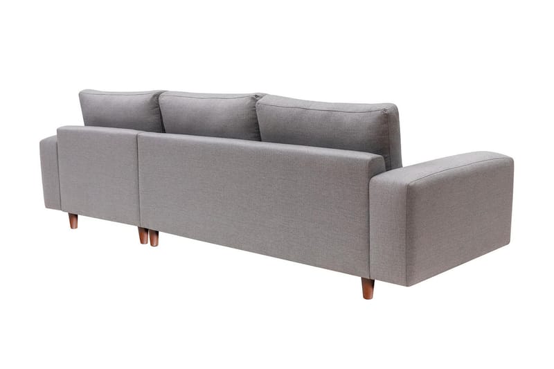 Retzow 4-personers Sofa med Chaiselong - Lysegrå - Møbler - Sofaer - Sofa med chaiselong