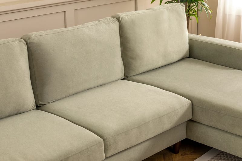 Retzow 4-personers Sofa med Chaiselong - Mint - Møbler - Sofaer - Sofa med chaiselong