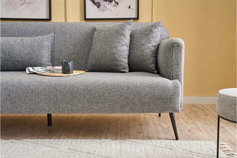 Revos 3-personers Sofa - Grå - Møbler - Sofaer - 3 personers sofa