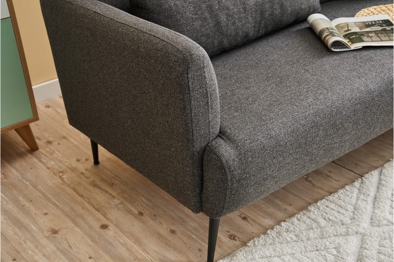 Revos 3-personers Sofa - Antracit - Møbler - Sofaer - 3 personers sofa