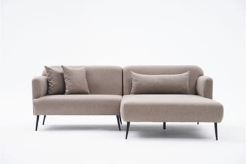 Revos 4-personers Sofa med Chaiselong