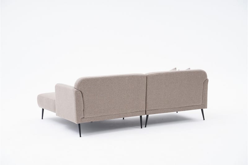 Revos 4-personers Sofa med Chaiselong - Brun - Møbler - Sofaer - Sofa med chaiselong