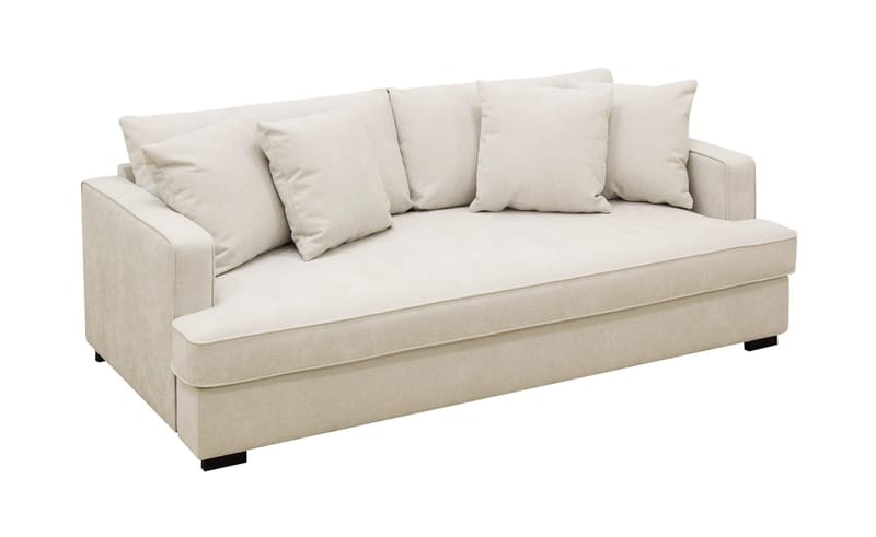 Rossi Dybde 3-personers Sofa Hel pude - Lys Beige - Møbler - Sofaer - 3 personers sofa