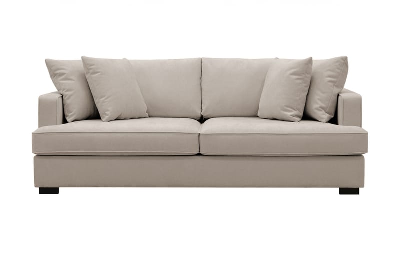 Rossi Dybde 3-personers Sofa - Lys Brun - Møbler - Sofaer - 3 personers sofa