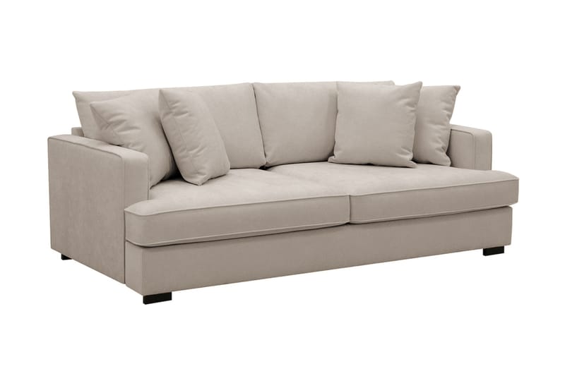 Rossi Dybde 3-personers Sofa - Lys Brun - Møbler - Sofaer - 3 personers sofa