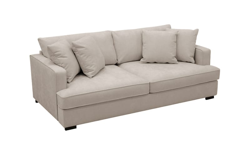 Rossi Dybde 3-personers Sofa - Lys Brun - Møbler - Sofaer - 3 personers sofa