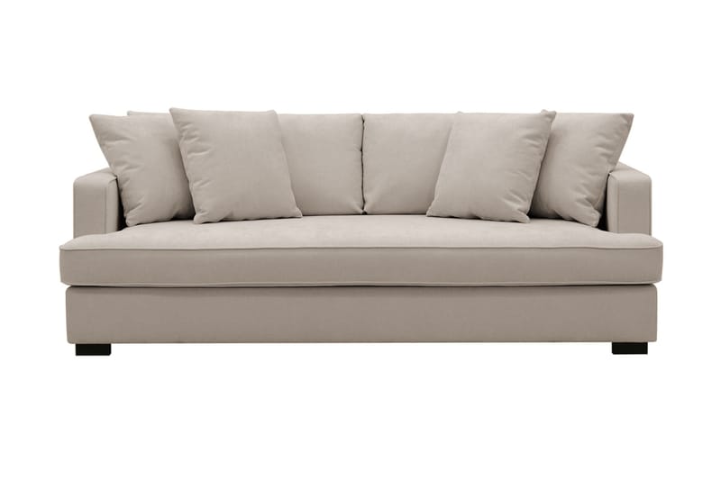 Rossi Dybde 3-personers Sofa Hel pude - Lys Brun - Møbler - Sofaer - 3 personers sofa