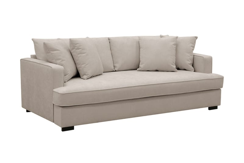 Rossi Dybde 3-personers Sofa Hel pude - Lys Brun - Møbler - Sofaer - 3 personers sofa