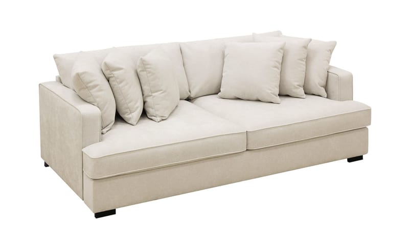 Rossi Dybde 4-personers Sofa - Lys Beige - Møbler - Sofaer - 4 personers sofa