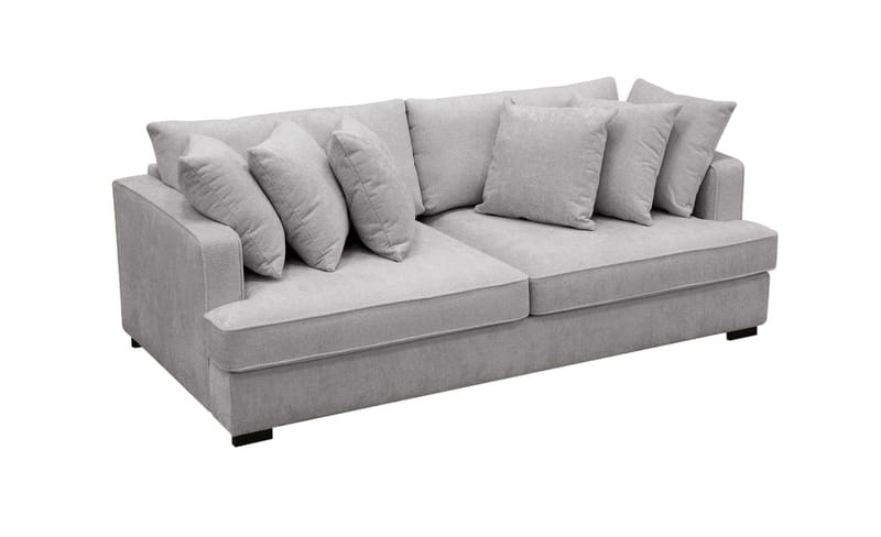 Rossi Dybde 4-personers Sofa - Lys Grå - Møbler - Sofaer - 4 personers sofa