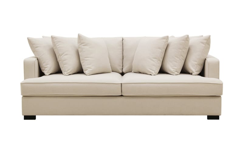 Rossi Dybde 4-personers Bouclé Sofa - Lys Beige - Møbler - Sofaer - 4 personers sofa