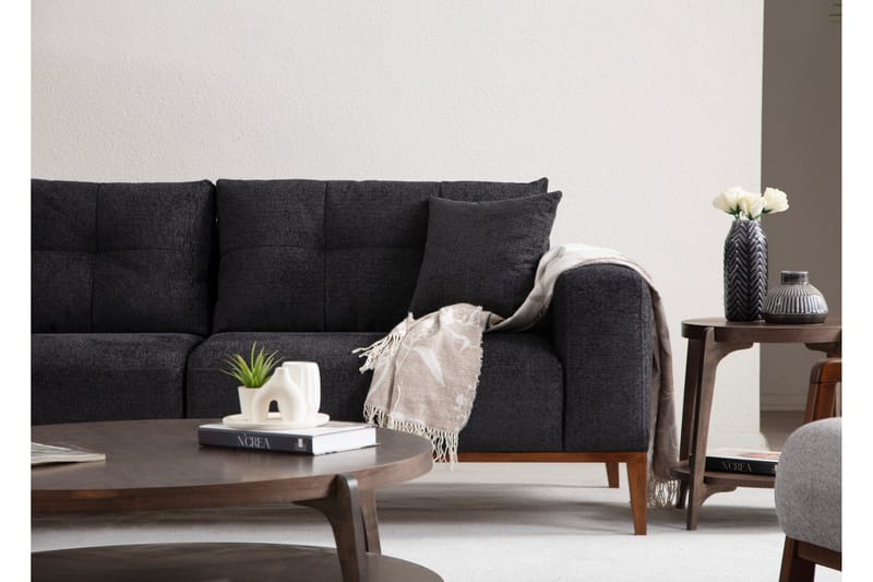 Sinor 4-personers Sovesofa - Antracit - Møbler - Sofaer - Sovesofaer