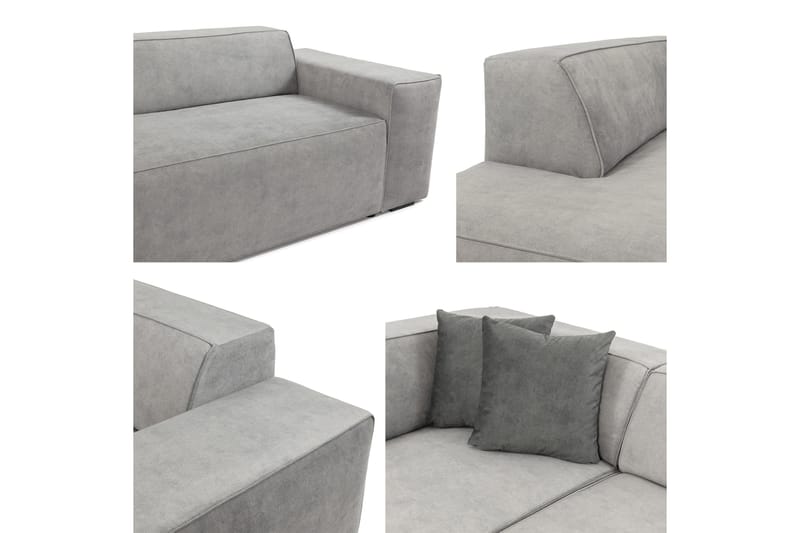 Slucajno Sofa med Chaiselong 3-personers - Rosa/Beige - Møbler - Sofaer - Sofa med chaiselong