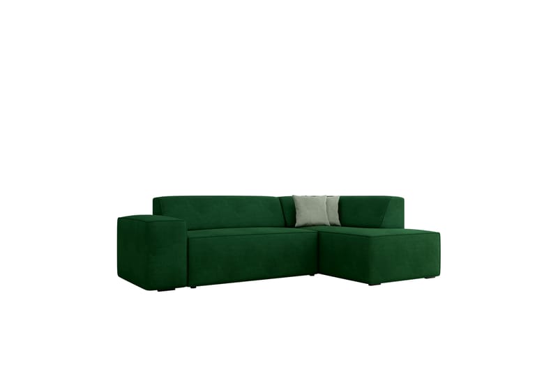 Slucajno Sofa med Chaiselong 3-personers - Grøn - Møbler - Sofaer - Sofa med chaiselong