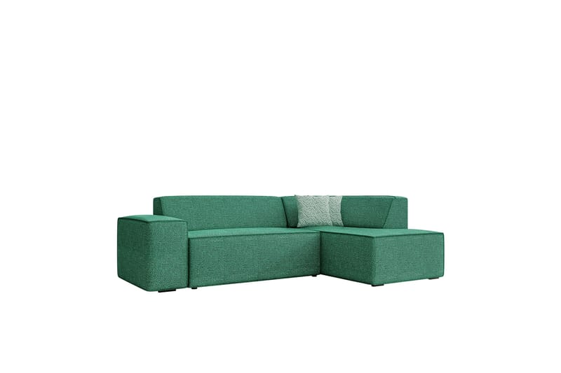 Slucajno Sofa med Chaiselong 3-personers - Grøn - Møbler - Sofaer - Sofa med chaiselong