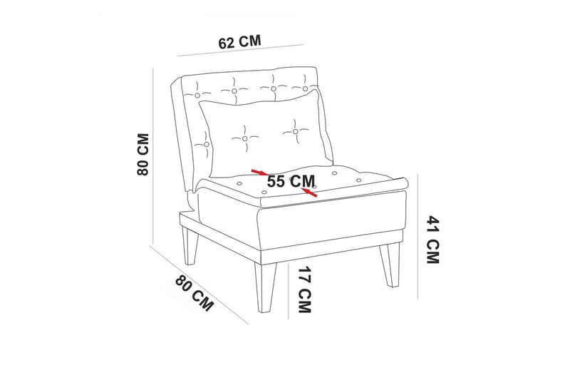 Fuoco Sofagruppe - Antracit - Møbler - Sofaer - Sofagrupper