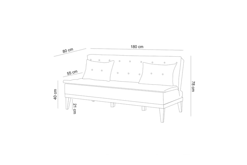 Fuoco Sofagruppe - Cream - Møbler - Sofaer - Sofagrupper