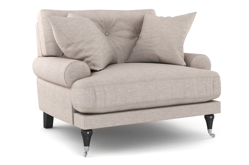 Andrew Sofagruppe 2+1 - Beige/Krom - Møbler - Sofaer - Sofagrupper - Howard sofagruppe