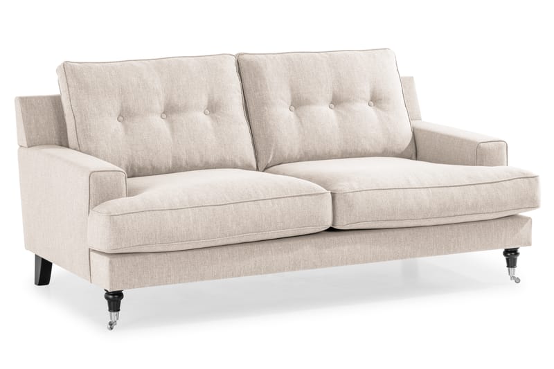 Dalby Sofagruppe 2+3+1 med Fodskammel - Lys Beige - Møbler - Sofaer - Sofagrupper - Howard sofagruppe