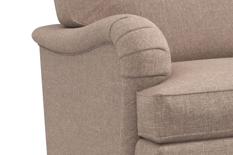 Howard Classic Sofagruppe 3,5-pers+3-pers+Lænestol+Puf - Mørkbeige - Møbler - Sofaer - Sofagrupper - Howard sofagruppe