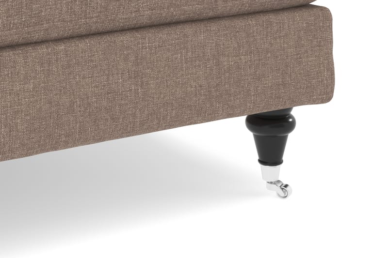 Howard Classic Sofagruppe 3,5-pers+3-pers+Lænestol+Puf - Mørkbeige - Møbler - Sofaer - Sofagrupper - Howard sofagruppe