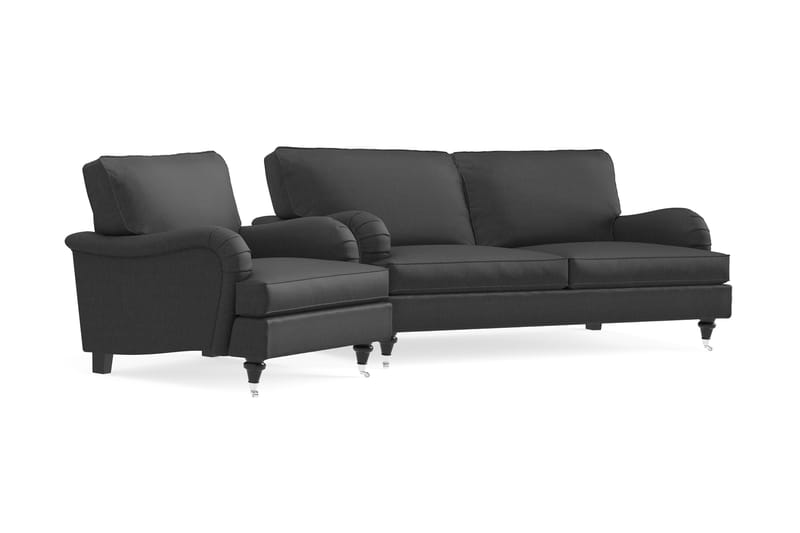 Howard Classic Sofagruppe 3-pers+Lænestol - Mørkegrå - Møbler - Sofaer - Sofagrupper - Howard sofagruppe