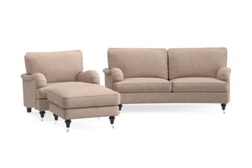 Howard Classic Sofagruppe Buet 2-pers+Lænestol+Puf