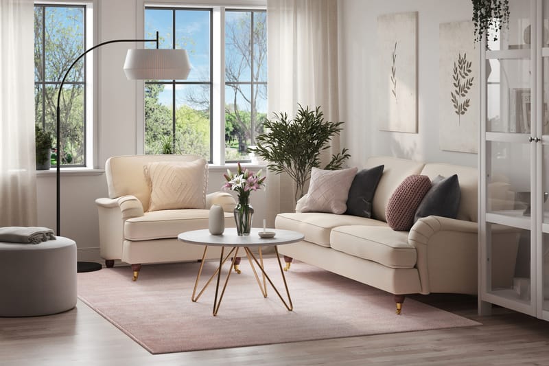 Howard Lyx Sofa 3-personers med Lænestol - Beige - Møbler - Sofaer - Sofagrupper - Howard sofagruppe