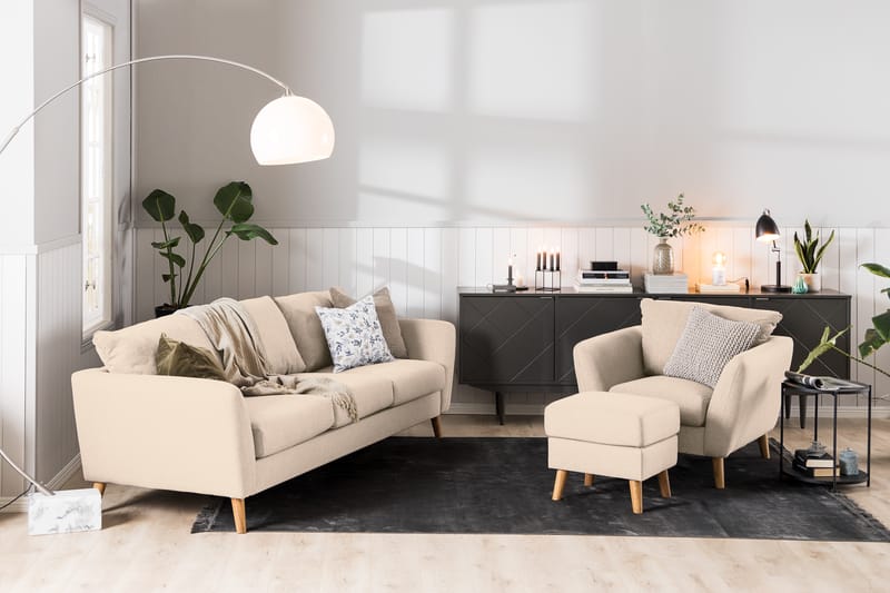 Trend Sofagruppe 2,5+2-Pers - Beige - Møbler - Sofaer - Sofagrupper - Howard sofagruppe