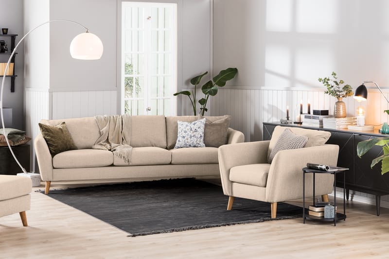 Trend Sofagruppe 2,5+2-Pers - Beige - Møbler - Sofaer - Sofagrupper - Howard sofagruppe