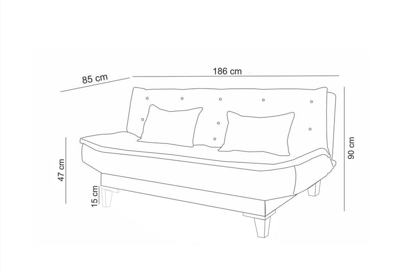 Hunterville Sofagruppe - Antracit - Møbler - Sofaer - Sofagrupper