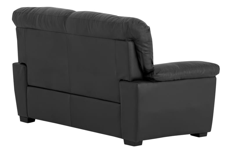 Lindby Sofagruppe 3-pers+2-pers Kunstlæder - Sort - Møbler - Sofaer - Sofagrupper