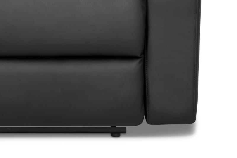 Norbo Recliner Sofagruppe 3+2 Kunstlæder - Sort - Møbler - Sofaer - Sofagrupper