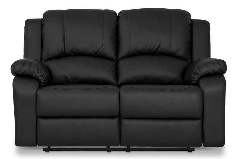 Norbo Sofagruppe Recliner 3+2+1 Kunstlæder - Sort - Møbler - Sofaer - Sofagrupper