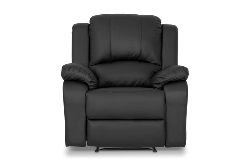 Norbo Sofagruppe Recliner 3+2+1 Kunstlæder - Sort - Møbler - Sofaer - Sofagrupper