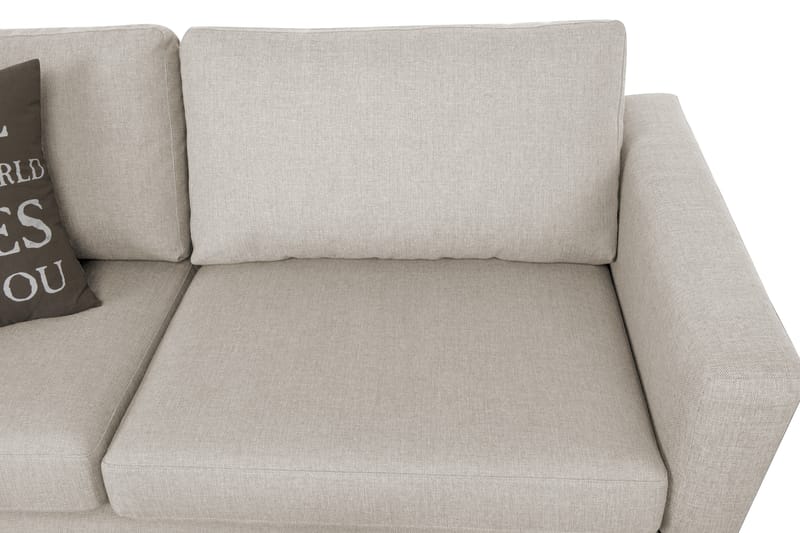 Nordic Sofagruppe 3-pers+Lænestol - Beige/Sort - Møbler - Sofaer - Sofagrupper