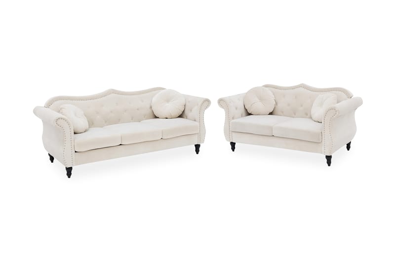 Skien sofagruppe 2-pers. + 3-pers - Beige - Møbler - Sofaer - Sofagrupper