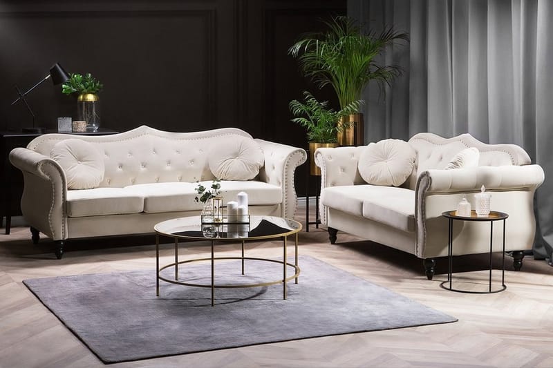 Skien sofagruppe 2-pers. + 3-pers - Beige - Møbler - Sofaer - Sofagrupper