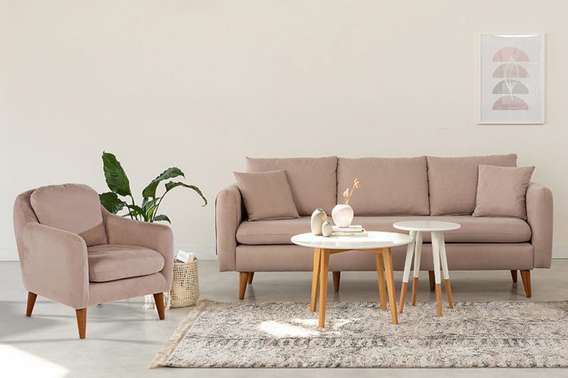 Sofiko Sofagruppe - Beige - Møbler - Sofaer - Sofagrupper