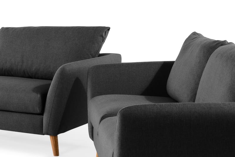 Trend Sofagruppe 2,5+2-Pers - Sort - Møbler - Sofaer - Sofagrupper