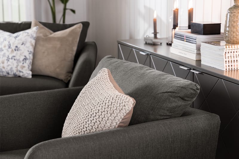 Trend Sofagruppe 2,5+2-Pers - Sort - Møbler - Sofaer - Sofagrupper