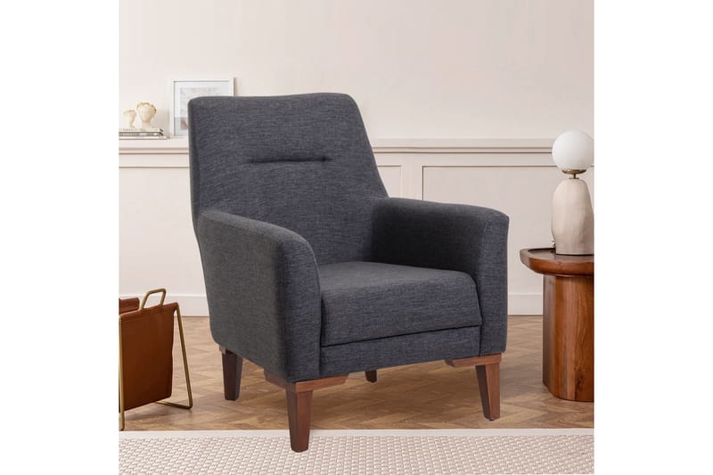 Wyong Sofagruppe 3-personers Sofa + Lænestol - Antracit - Møbler - Sofaer - Sofagrupper