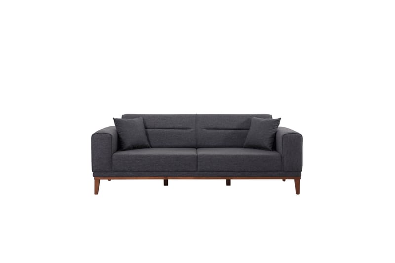 Wyong Sofagruppe 3-personers Sofa + Lænestol - Antracit - Møbler - Sofaer - Sofagrupper