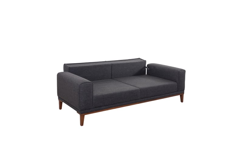 Wyong Sofagruppe 3-personers Sofa + Lænestol - Antracit - Møbler - Sofaer - Sofagrupper