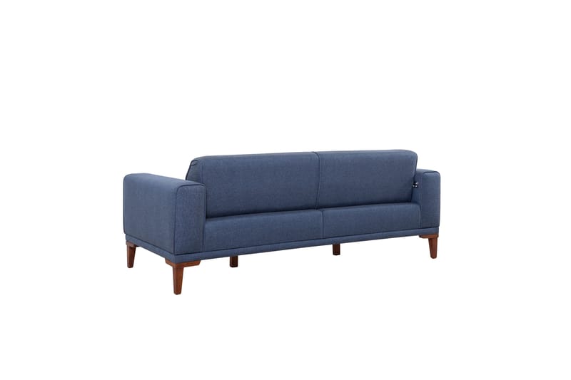 Wyong Sofagruppe 3-personers Sofa + Lænestol - Mørkeblå - Møbler - Sofaer - Sofagrupper