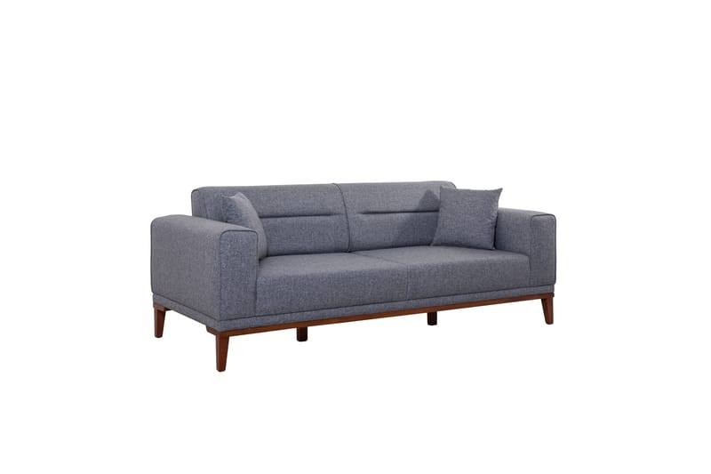 Wyong Sofagruppe 3-personers Sofa + Lænestol - Mørkegrå - Møbler - Sofaer - Sofagrupper